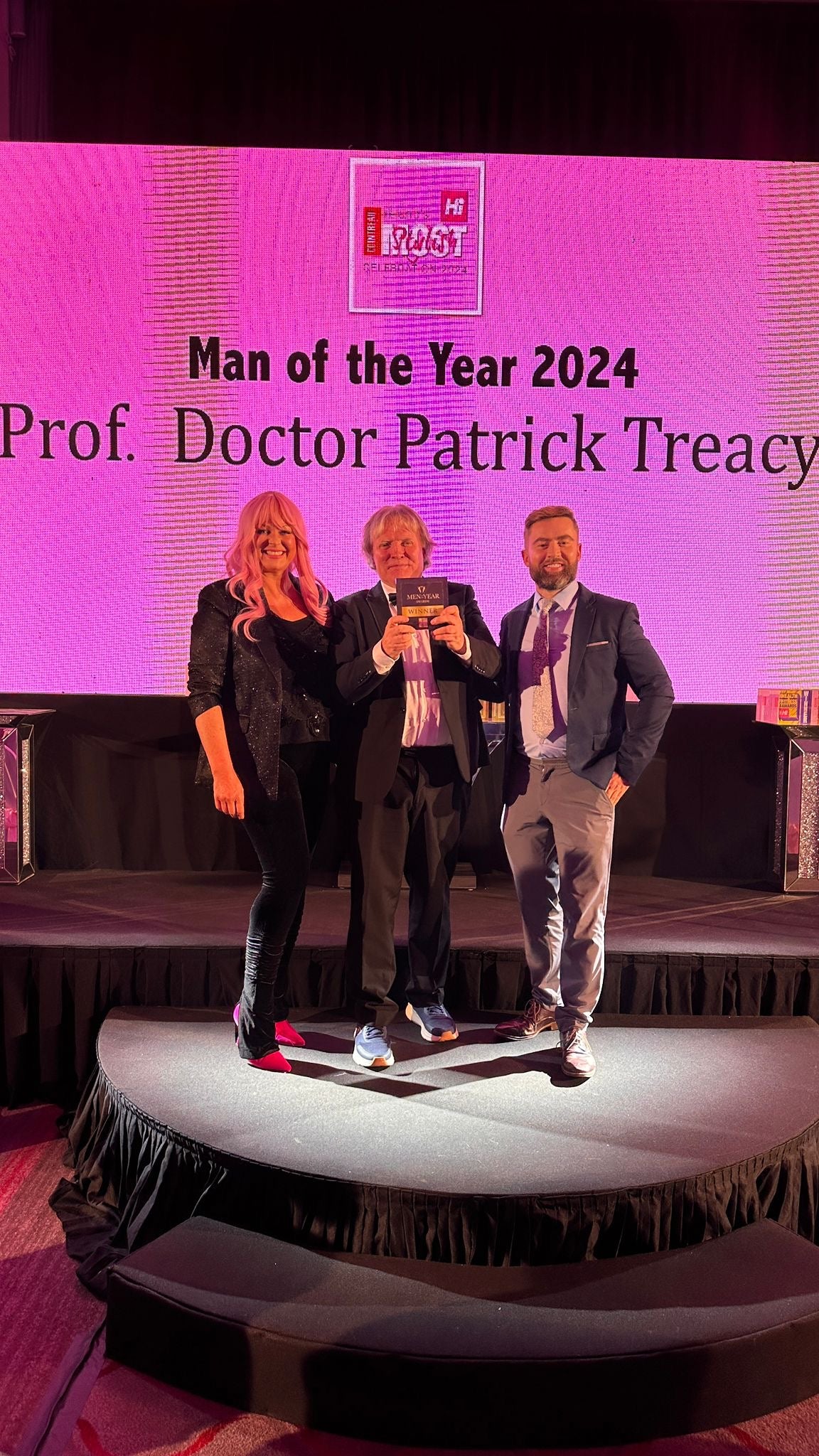 Professor Patrick Treacy awarded Irish 'Man of the Year 2024'