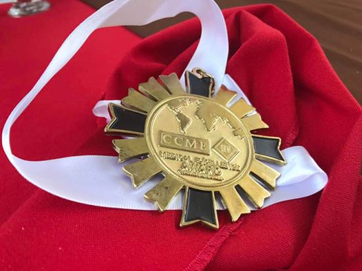 Prof, Patrick Treacy receives the prestigious CCME Medal for 'Medical Excellence' in Mexico